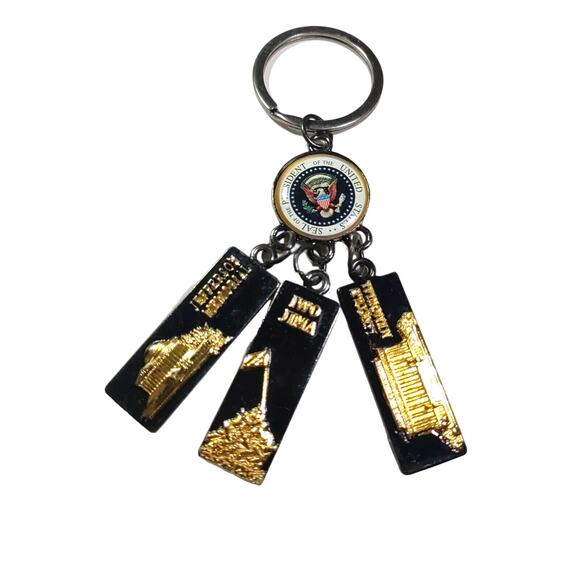 Seal President Of The States Seal Keychain Dangle Jefferson Memorial Iwo Jima... - Picture 3 of 8